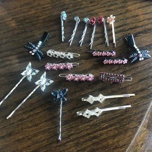 🎀Little Girls Hair clips/Bobbie pins set